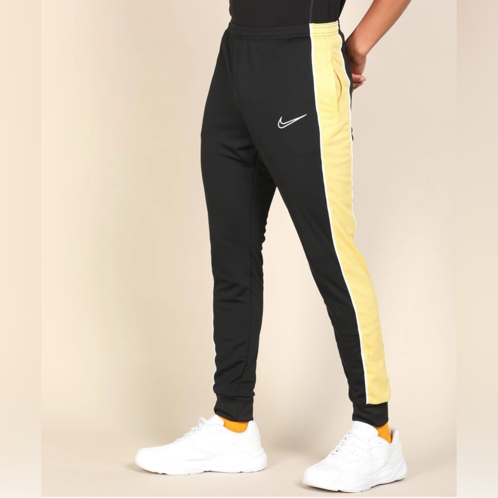 Nike Joga‎ Bonito FC Soccer Jogger Pants Yellow Black White Size Medium